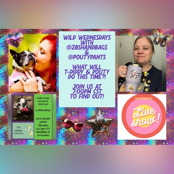 WILD WEDNESDAY LIVE SHOW W/ T-DIDDY & POUTYPANTS 7pm CST . - Picture 1 of 1